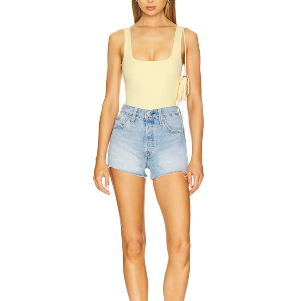 Levi's 501 Light Blue Denim Jean Shorts 26